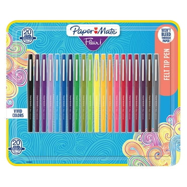Paper Mate Flair Porous Point Pens, Medium Point, Assorted Colors