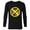 Black, variant on Marvel Studios X-Men ’97 Animated Series Team X-Logo Symbol - Long Sleeve T-Shirt for Men - Customized-White