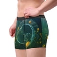 thumbnail image 2 of Uemuo Jelly Fish Pattern Men's Boxer Briefs,Trunk Anti-Chafing,Comfortable, Durable, and Stylish Underwear-Large, 2 of 9