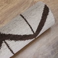 thumbnail image 4 of HAND KNOTTED WOOL GEOMETRIC MODERN AREA RUGS - 8'x10', Rectangle Shape, Beige Brown Color, Classic Traditional Design, Low Pile Handmade Area Rugs for Living Room, Bed Room (N01052), 4 of 8