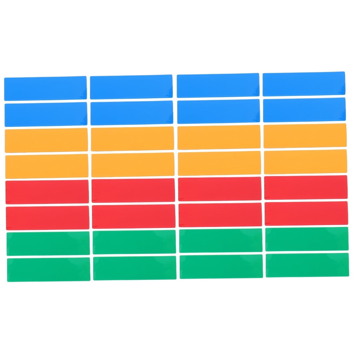 Masteelf 120 pcs  Dry Erase Magnetic Labels Write On Magnets Sticker Magnetic Name Tags