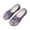 Gray, variant on Women's Mary Jane Handmade Flower Embroidered Shoes Ballerina Flat Ballet Cotton Loafer Ladies 2026 Casual Style Comfortable Soft Canvas Shoes Navy 5.5 Wide