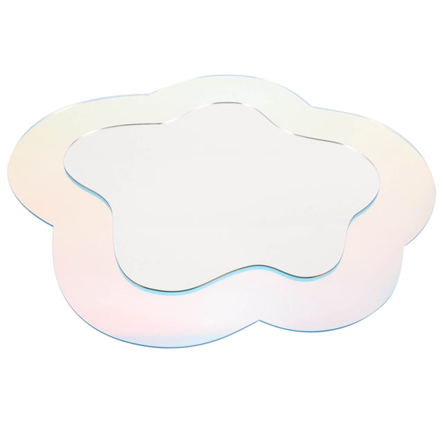 OULII 1Set Wall Mirror For Bedroom Cloud Shaped Acrylic Waterproof