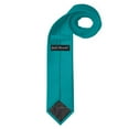 thumbnail image 3 of Jacob Alexander Men's Solid Color Regular Length Neck Tie - Teal, 3 of 6