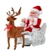 thumbnail image 3 of Muñeco móvil de Navidad Worallymy, juguete eléctrico de Navidad, Papá Noel, figurita móvil, mesa de vacaciones, juguete para regalo con batería para niños Worallymy JD735794805, 3 of 7