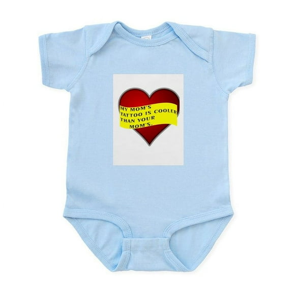 CafePress - Mom's Tattoo Infant Bodysuit - Baby Light Bodysuit, Size Newborn - 24 Months