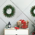 thumbnail image 5 of HHGBAD Realistic Christmas Wreath - Soft Rubber Pine Needles, Versatile Decoration for Doors, Walls, and Mantels, Easy to Hang, Festive and Stylish Holiday Decor, 5 of 5