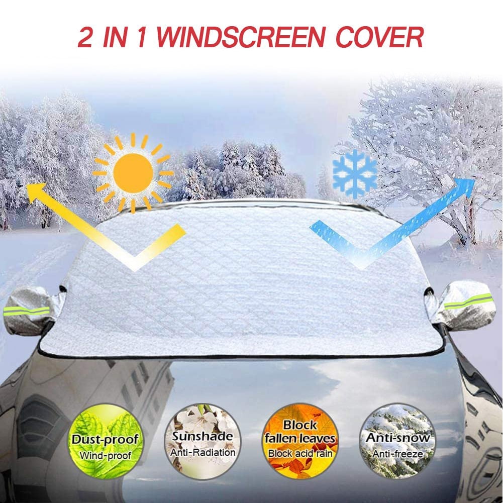 YIKA Winter Plus Super Full Car Cover With Lock Anti Thief Waterproof  thicken Case Sun Shade Snow Protection Protect Car