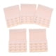 thumbnail image 4 of 5 juegos de extensores de sujetador con 4 ganchos y 3 filas de tirantes para ropa interior femenina, accesorios de ropa Beige, 4 of 8