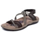 thumbnail image 1 of Sandalia plana Skechers Reggae Slim-Takes Two para mujer, color chocolate, 1 of 3