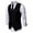 Black, variant on TIHLMK Suit Coat Men Vest V-Neck Sleeveless Single-breasted Slim Fit Jacket Business Waistcoat Black