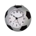 thumbnail image 1 of Reloj despertador con forma de balón de fútbol, ​​decoración del hogar, reloj de mesa, movimiento silencioso para cumpleaños Plata, 1 of 9
