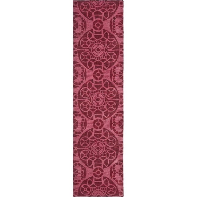 Safavieh Wyndham Red Contemporary Rug - Runner 2'3" x 7'