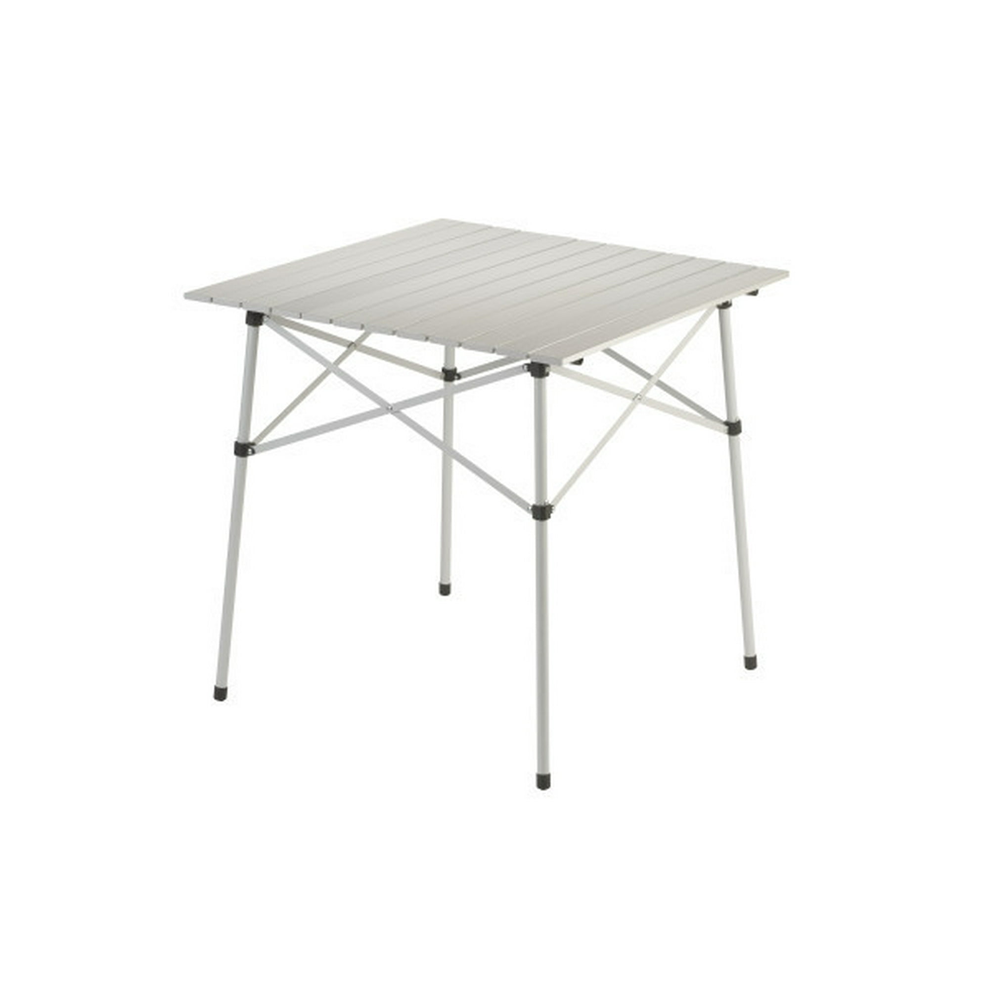 Coleman Portable and Compact Outdoor Folding Aluminum Table, White