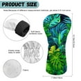 thumbnail image 6 of Yuyamidu Tropical Palm Leaves Golf Club Head Covers PU Leather Driver Headcover, Fairway Wood Head Cover, Golf Hybrid Head Cover for Women Men, Green, 6 of 7