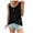 Black, variant on Summer Tops For Women 2025 Summer Tops For Women Vacation BeachTshirts Shirts For Women V-Neck T-ShirtsBlouse Plus Size ElegantWhite T Shirts For Women V Neck