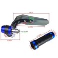 thumbnail image 2 of Motorcycle Hand Guards Sturdy Throttle Grip Cover for Motorcycle Fittings -Blue, 2 of 4