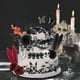 thumbnail image 5 of Decoraciones para tartas TSVATE Gothic, 26 unidades, negras con rosa roja, calavera, 5 of 8