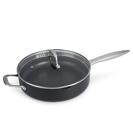 

Zyliss Ultimate Pro Nonstick Saute Pan 11 Hard Anodized Cookware Dishwasher Safe