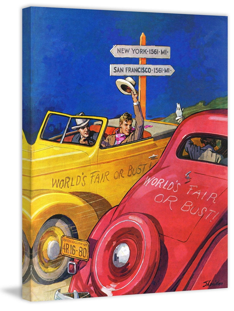 Marmont Hill "World's Fair or Bust" by John E. Sheridan Painting Print on Canvas
