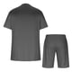 thumbnail image 4 of Mens Pantalones Casuales Cuello Redondo Impresión de Manga Corta Blusa Y Pantalones Cortos Traje, Pantalones de Traje para Hombres, 4 of 5