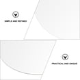 thumbnail image 5 of Acrylic Round Disc Clear Panel Cake Transparent Sheet Discs Blank Circle Circles Sign Drums Blanks Painting Disk Base, 5 of 8