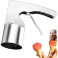 thumbnail image 1 of Cuchara de helado Old Time, Cuchara de helado cilíndrica, Cuchara de helado de acero inoxidable con gatillo, Cuchara de helado personalizada, Grandes accesorios de helado TUNC Sencillez, 1 of 5