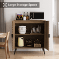 thumbnail image 3 of Smuxee Sideboard Storage Cabinet,Coffee Bar Cabinet with Two Doors & Adjustable Shelves for Living Room, 3 of 6