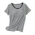 thumbnail image 5 of Censtreet Sleep Shirts for Women - Pajama Tops for Women,Modal Round Neck Solid Color Pajamas Top, 5 of 6