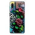 thumbnail image 1 of MUNDAZE Samsung Galaxy A02 Shockproof Clear Hybrid Protective Phone Case Red Roses Graffiti Painting Art Cover, 1 of 5