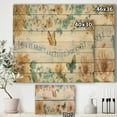 thumbnail image 3 of Designart 'Butterfly Bloom lovely Quote' Farmhouse Print on Natural Pine Wood, 3 of 3