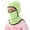 Green, variant on Windproof Balaclava for Kids, Winter Ski Face Warmer Hooded Neck Gaiter for Youth, Cold Weather Face Mask for Boys Girls