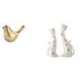 thumbnail image 1 of Figura De Pájaro Dorado, Estatua De Animal, Adorno Moderno Para Decoración Del Hogar, Escultura De Pájaro Para Escritorio, Oficina, Repisa, Sala De Estar, Regalos De Inauguración De La, 1 of 8