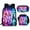 Style 8, variant on Fantasy Cartoon Pattern Backpacks for Unisex, Lightweight Bookbag Water Resistant with Lunch Pack and Pencil Bag 3 in 1