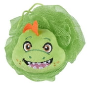 U Style Critter Bath Sponge and Shower Loofah, Green Dino