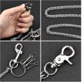 thumbnail image 4 of LLC Metal Wallet Chain with Lobster Clips, 38cm Length and 3 Key Rings - Ideal for Pants or Purse, 4 of 5