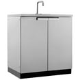 thumbnail image 6 of NewAge Outdoor Kitchen 4 Piece Set With 40-Inch Insert Grill Cabinet, Sink, Bar Center, And Cover, 6 of 6