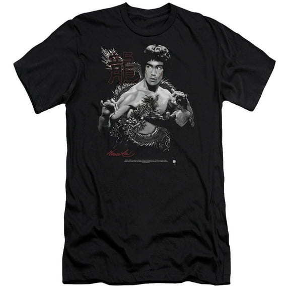Bruce Lee - The Dragon - Premium Slim Fit Short Sleeve Shirt - Small
