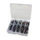 thumbnail image 1 of 100 Uds 3-12 # anzuelos de pesca con púa de mosca de acero al carbono con caja de almacenamiento Kit de anzuelos de pesca atado de moscas, 1 of 6