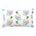 thumbnail image 1 of Funda de almohada ABPHQTO Flamencos Rosas Piña Hojas de Palma 50x75 cm, 1 of 1