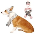 thumbnail image 4 of 1 Set Winter Pet Hat and Scarf | Cute Snowflake Bone Pattern - Skin-Friendly Knitted Beanie and Muffler for Dogs and Cats, 4 of 8