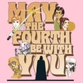 thumbnail image 2 of Girls Star Wars May The Fourth Be Retro T Shirt, 2 of 4