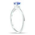 thumbnail image 3 of SZUL Women's Tanzanite and Diamond Tierra Ring in 10K White Gold, 3 of 5