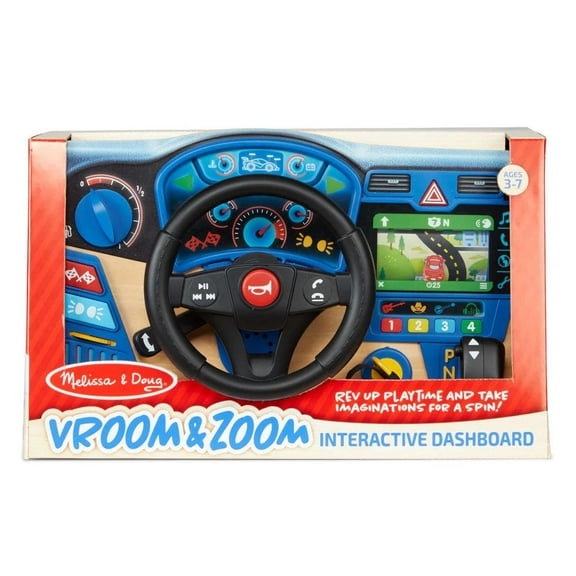 Melissa & Doug - Interactive Wooden Dashboard