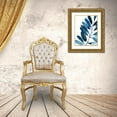 thumbnail image 3 of Jensen, Asia 12x14 Gold Ornate Wood Framed with Double Matting Museum Art Print Titled - Sapphire Stems IV, 3 of 4
