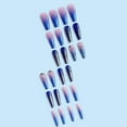 thumbnail image 2 of Fofosbeauty 24pcs Press on Nails, Long Coffin Nails, Sparkle Blue Gradual Shine, 2 of 8