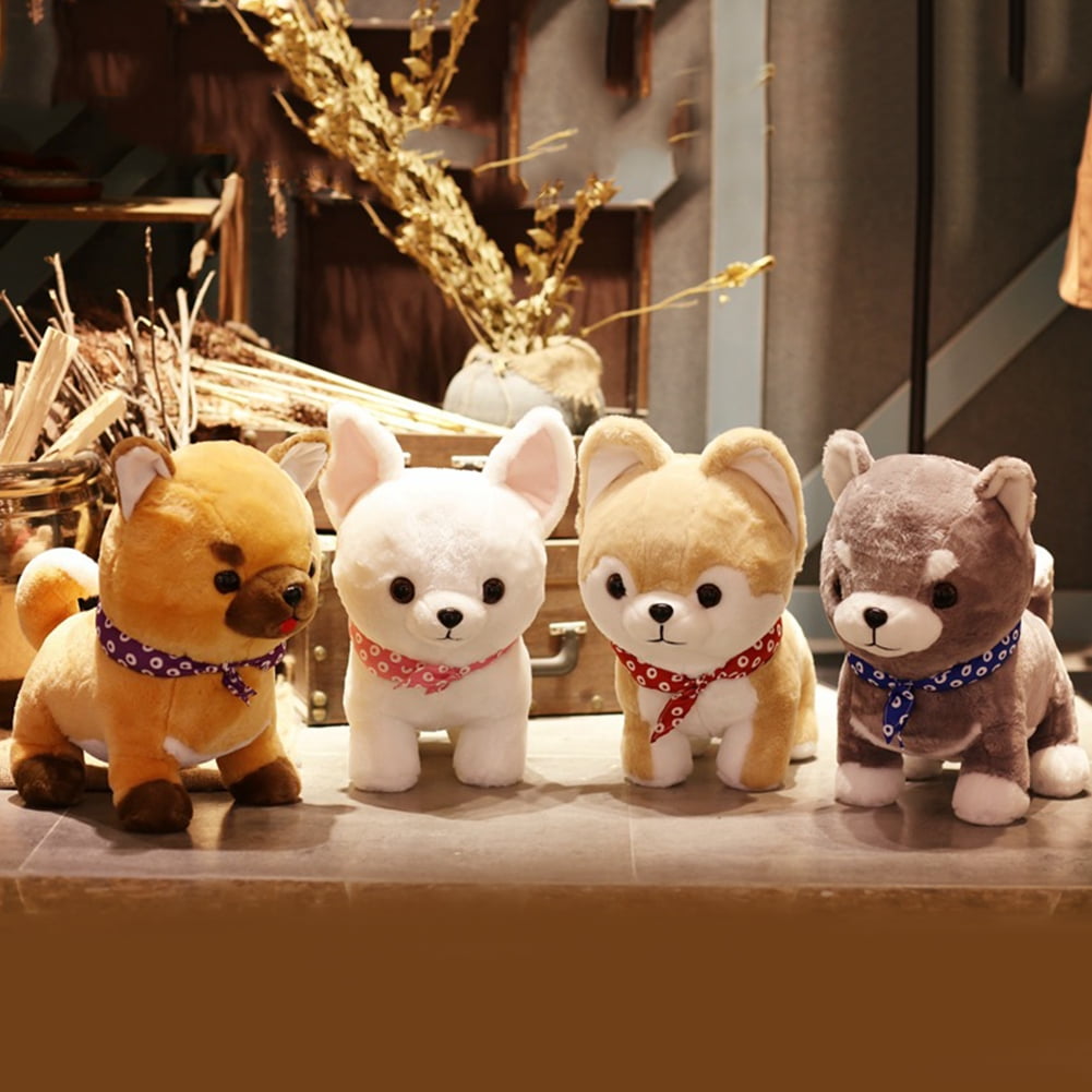 Lovely Japanese Shiba Inu Dog Soft Stuffed Animals Dolls Kids Plush Toy Gift