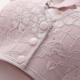 thumbnail image 6 of NIEWTR Front Closure Bras for Older Women Full Coverage Wireless Bras for Seniors Comfort Front Close Push Up Bras with Back Support Everyday Bras(Purple,46), 6 of 8