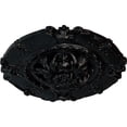 thumbnail image 3 of Ekena Millwork 16 1/2"OD x 2 3/8"P Southampton Ceiling Medallion, Hand-Painted Jet Black, 3 of 6