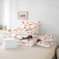 thumbnail image 6 of Homewish Cartoon Dog 7-Piece Twin Bedding,Summer Beach Surf Bedding Comforter Set,Cream,Reversible, 6 of 8